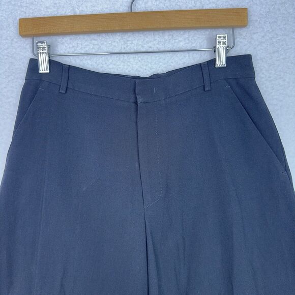 Valentino Spa Red Valentino Capri Pants Wide Leg  Sz 42 /6 US Black Quiet Luxury - Picture 2 of 16